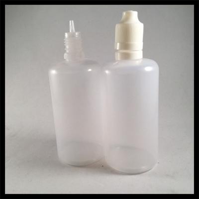 China Garrafa do conta-gotas do Ldpe do produto comestível 100ml, garrafas plásticas feitas sob encomenda do conta-gotas de olho à venda