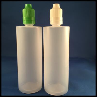 China Large Capacity LDPE Dropper Bottles 120ml Liquid Flavoring Dispense Bottle for sale