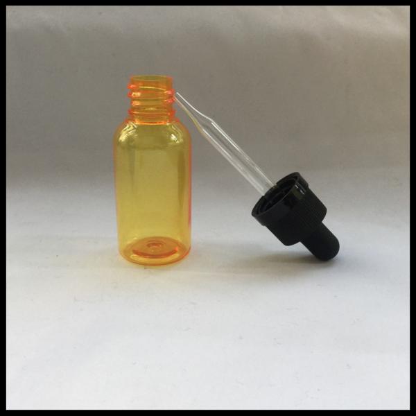 Quality Orange Plastic Pipette Bottles Food Grade For Liquid Flavoring Packing for sale