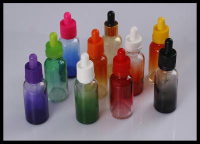 China Gradient Glass Dropper Bottle Person Care E liquid dropper  Bottle 30ml for sale