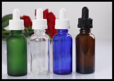 China botella líquida cosmética verde de la botella de aceite esencial de la botella de cristal 30ml en venta