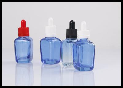 China Square Essential Oil Glass Bottles 30ml E Liquid Glass Container Round Shape for sale