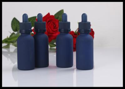 China Botellas de cristal del Aromatherapy a prueba de niños del casquillo, botellas de cristal azules 30ml para los aceites esenciales en venta