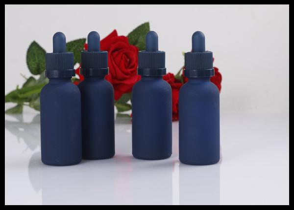 Quality Childproof Cap Aromatherapy Glass Bottles , 30ml Blue Glass Bottles For Essential Oils for sale