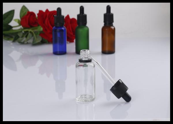 Quality 30ml Clear Glass Bottle Essential Oil Bottle E Liquid Dropper Bottle for sale