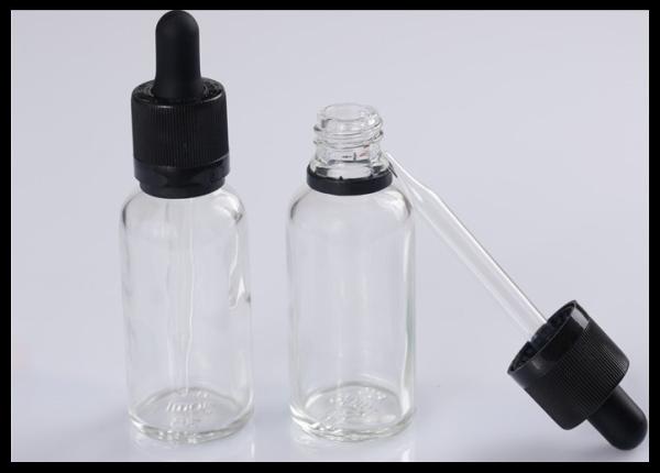 Quality 30ml Clear Glass Bottle Essential Oil Bottle E Liquid Dropper Bottle for sale