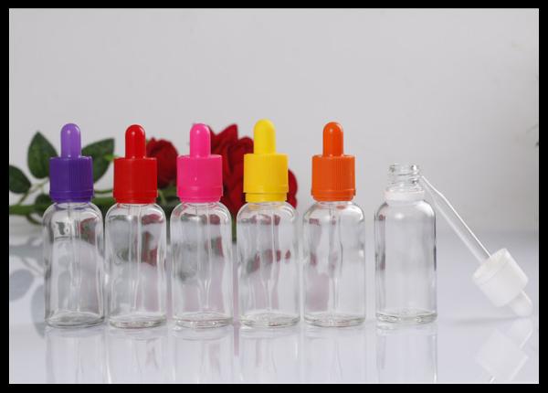 Quality Clear Dispense Essential Oil Glass Dropper Bottle Chemical Stability Eco - for sale