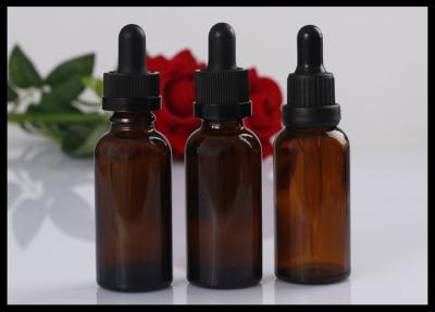 China Amber Glass Dropper Bottle 30ml Essential Oil Bottle Cosmetic Bottles for sale