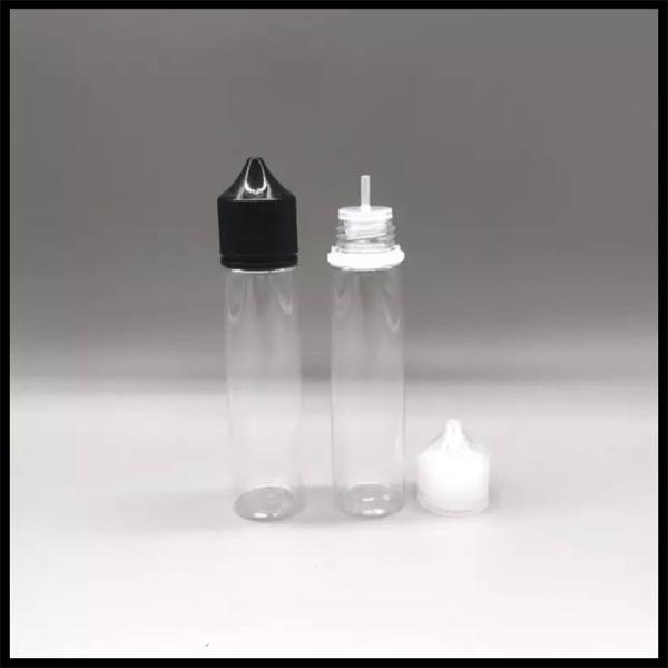 Quality ISO Chubby Dropper 60ml Unicorn Bottle RV PET Plastic Material Round Shape For E for sale