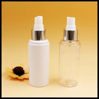 China Spray Perfume Plastic Spray bottles Cosmetic Containers Round Shape 100ml Capacity for sale