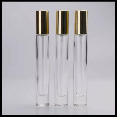 China Glass Material Perfume Spray Bottles , Small Empty Spray Bottles Round Long Shape for sale