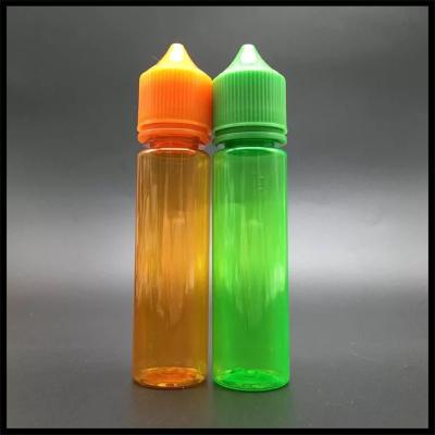 China Verde de botella plástico rechoncho del dropper del unicornio 60ml/envase anaranjado del líquido del vapor del color en venta