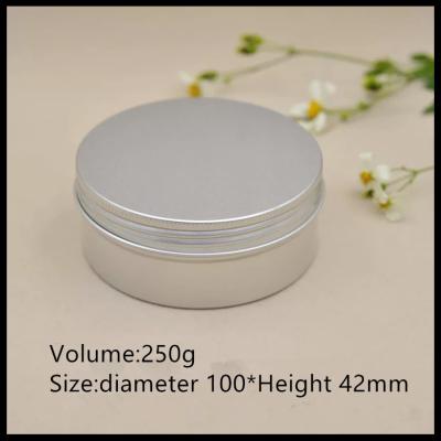 China Colorful Cap Aluminum Cosmetic Containers Face Gream / Dried Fruit Jar 250g for sale