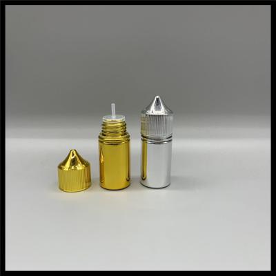 China Metallic Silver Gold Unicorn Bottle Chubby Gorilla E Juice Container 30ml Capacity for sale