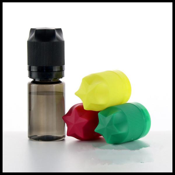 Quality Gorilla New Design Vape Bottles 30ml Black Transparent Color Star Type Cap for sale