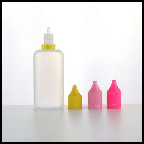 Quality 100ml LDPE Plastic New Design Vape Bottles Safty Caps PE Translucent Color for sale