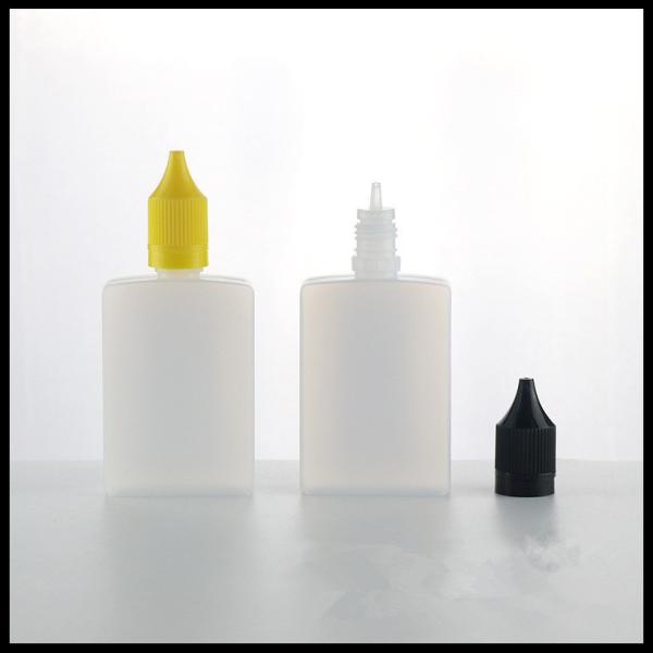 Quality Squeezable PE Flat Square New Design Vape Juice Bottles DIY E - Liquid Container for sale