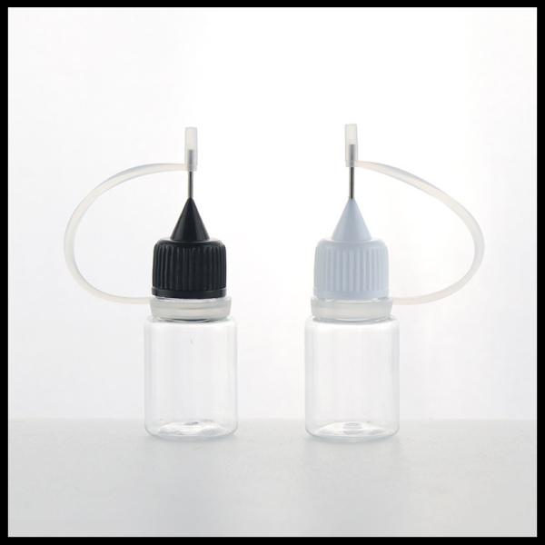 Quality Squeezable PE E Liquid Bottles , 5ml Size Stell Needle Plastic Dropper Bottles for sale