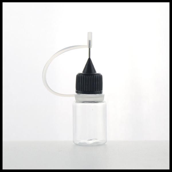 Quality Squeezable PE E Liquid Bottles , 5ml Size Stell Needle Plastic Dropper Bottles for sale