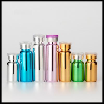 China Pharmaceutical Cosmetic Tubular Glass Bottle Metallic Vials Recyclable Material for sale