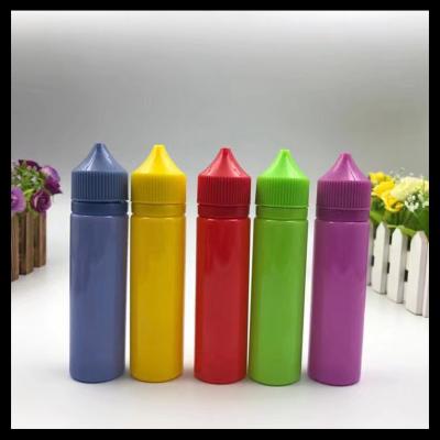 China Botellas plásticas líquidas del dropper de Vape pequeñas, forma redonda de la botella del unicornio del gorila en venta