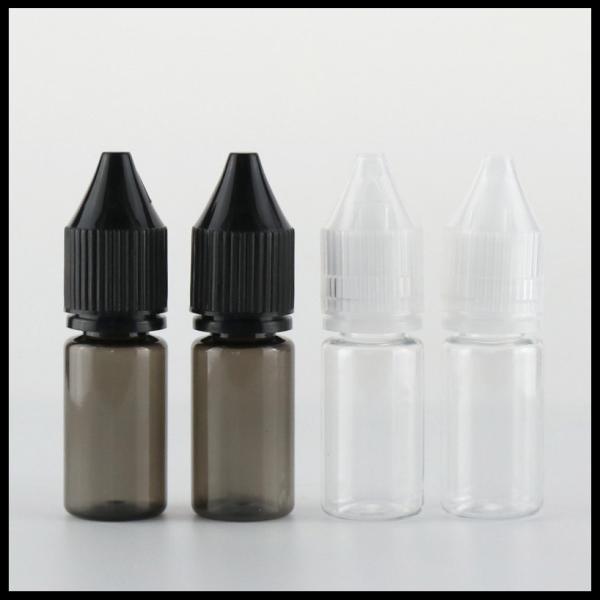 Quality 10ml V3 Clear Black Gorilla Bottles Vape Juice Plastic Dropper Bottles Child Safty Cap for sale