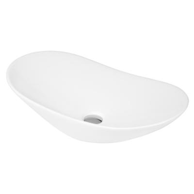 China ISO Thin Minimalist Upper Counter Wash Basin Cloakroom Countertop Basin for sale