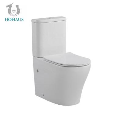 China OEM Cyclone Flushing Two Piece Water Closet for sale