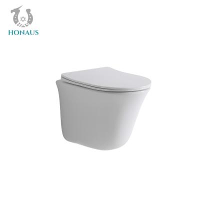 China Strong Flush Rim Free Toilet Wall Suspended Toilets Anti Blocking for sale