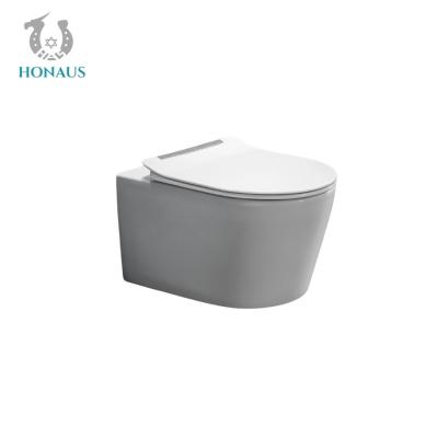 China P Trap 180mm Compact Wall Hung Toilet Bowl Square Floating Toilet Bowl for sale