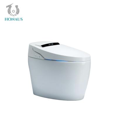 China Auto Flush S Trap Smart Intelligent Toilet Intelligent Water Closet Concealed Tank for sale
