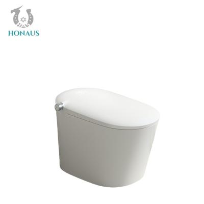 China Fashionable Bathroom Toilet Bowl  Modern Smart One Piece Toilet Foot Flush for sale