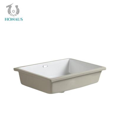 China Commercial 440*440*200mm  Bathroom Inset Basin Undermount Balcony Wash Basin for sale
