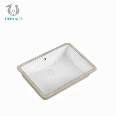 China CE 500mm Inset Basin Below Counter Wash Basin Embedded In Square Balcony Stone for sale
