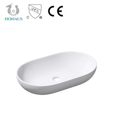Κίνα Μοναδικό σχεδιασμό μπάνιο επιφάνεια λεκάνης Ματ λευκό W550 * H130 * D400mm προς πώληση