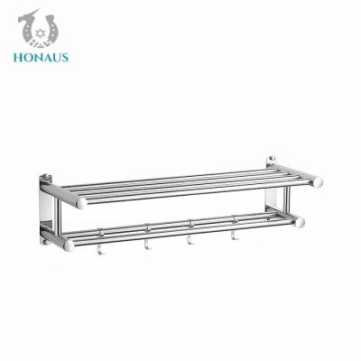 China ISO Drill Or Drill Free Towel Bar Stainless Steel Towel Rack Anti Corrosion for sale