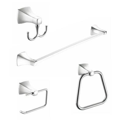 China Luxo baño montaje de pared accesorios de baño de seis piezas conjunto personalizado en venta