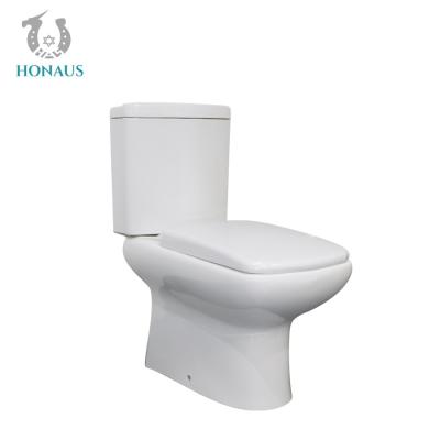 中国 Ceramic Bathroom Sanitary Ware Two Piece Toilet Bowl Anti Bacteria 販売のため
