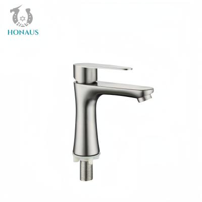 中国 Luxury School SS304 Bathroom Wash Basin Faucet Deck Mounted 販売のため