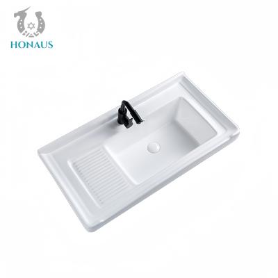 China Multi Functions Bathroom Inset Basin Rectangular Factory Sale Multi Sizes Best Quality for sale