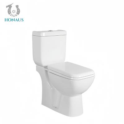 China Hotel Bathroom S/P Trap Two Piece Toilet Bowl Large Quantity High Quality Ceramic for sale