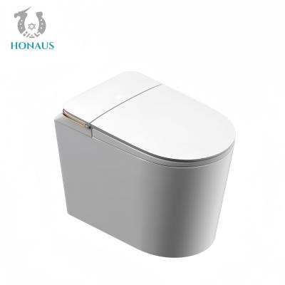 China Hotel Use Smart Intelligent Toilet Small Size Bathroom Digital Display UV Sterilization for sale