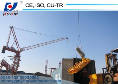 China Brand New 6tons 25m Jib QTD2520 Luffing Jib Self-Erecting  Fixed Tower Crane for sale