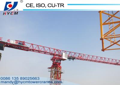 China Hydraulic 55m Jib QTZ80(PT5515) 6/8ton Topless Tower Crane for Building Construction Projects for sale