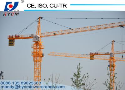 China 1.0ton Tip Load TC5610 Construction Building Equipment 6ton Cabin Control Self Erecting Topkit Tower Crane for sale