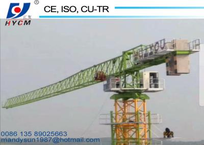 China 60m Boom 10ton 2*2*3m Split Mast Section QTP6016 Topless Tower Crane Manufacturer for sale