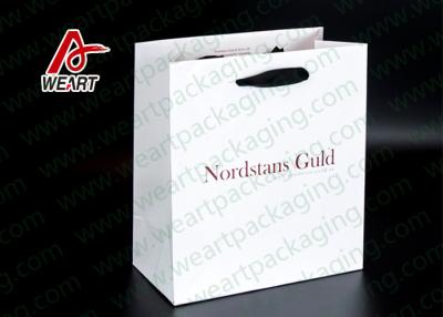 China Single LOGO Custom Printed Paper Bags For Shopping Mall / Supermarket for sale
