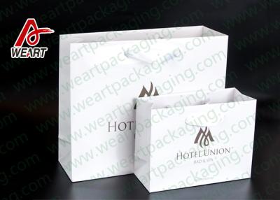 China Two Sizes Branded Custom Printed Paper Bags Promotional Use OEM / ODM for sale