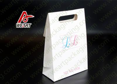China Custom Unique Design  Printed Commercial Shopping Die Cut Candy Paper Bag for sale