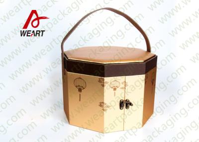 China Long Handled Decorative Gable Boxes , Christmas Cardboard Boxes With Lids ODM for sale